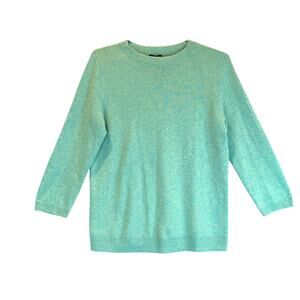 Talbots 100% Pure Cashmere 3/4 Sleeve Sweater Size Medium